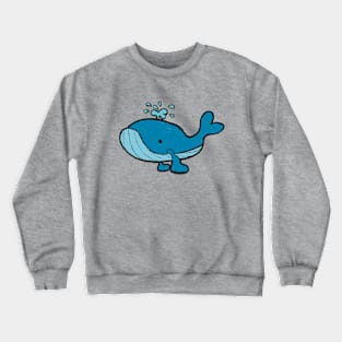 Cute Whale Crewneck Sweatshirt